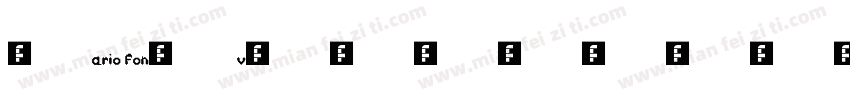 Mario font v3_1字体转换